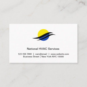Air Conditioning HVAC Business Cards