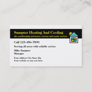 Air Conditioning Repair Business Card