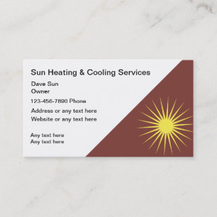 Air Conditioning Repair Business Cards
