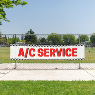 Air Conditioning Service Automotive Shop Large Banner