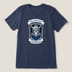Air Defence Missile Crew Combat Emblem Tri-Blend Shirt