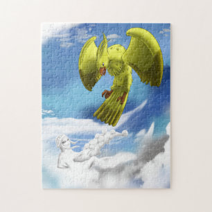 Air Element and Bird Jigsaw Puzzle