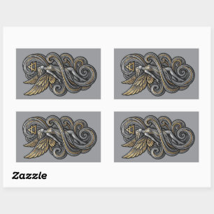Air Element Rectangular Sticker