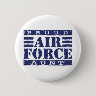 Air Force Aunt 6 Cm Round Badge