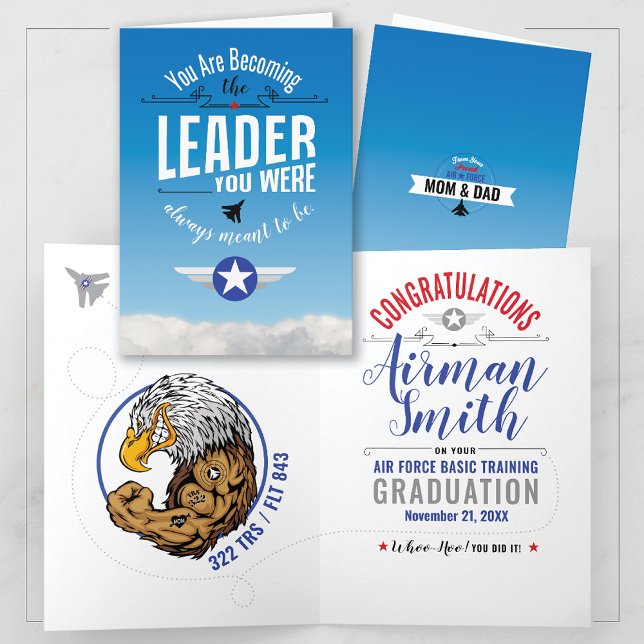 Air Force Basic Training 322 Eagles Graduation Card (Creator Uploaded)