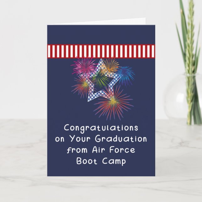 Air Force Boot Camp Graduation Card (Front)