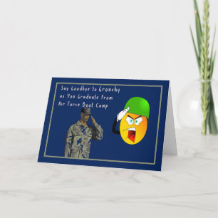 Air Force Boot Camp Graduation Humourous Card