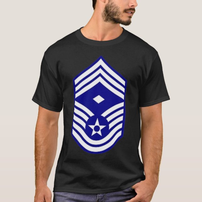 Air Force Chief Master Sergeant Military Veteran T T-Shirt (Front)