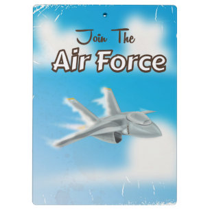 Air Force Classic Jet poster Clipboard