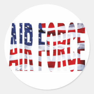 AIR FORCE CLASSIC ROUND STICKER