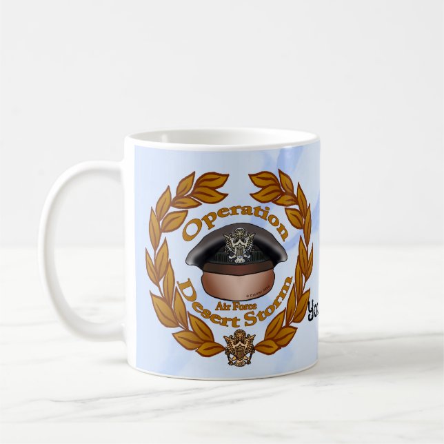 Air Force Desert Storm Vet Coffee Mug (Left)