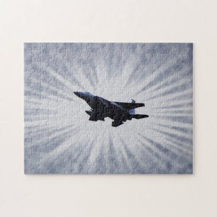Air Force F 15 Fighter Jet Sky Burst Puzzle