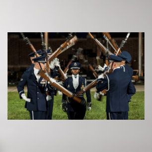 Air Force Honour Guard Drill Team Poster