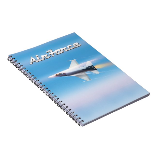 Air Force Jet Poster Notebook (Right Side)