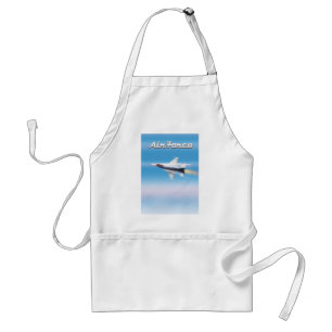 Air Force Jet Poster Standard Apron