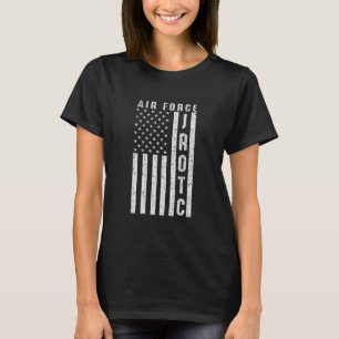 Air Force Junior ROTC USAF JROTC USA Flag Cool Gif T-Shirt