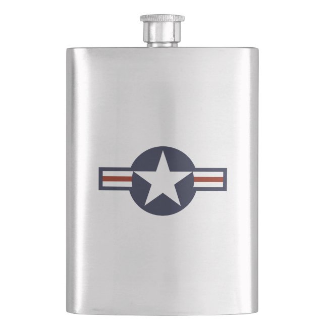 Air Force logo Hip Flask (Front)