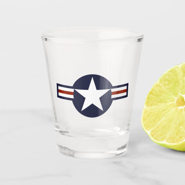 Air Force logo Shot Glass (Front)