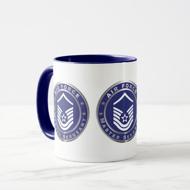 Air Force Master Sergeant  MSgt Mug (Front Left)