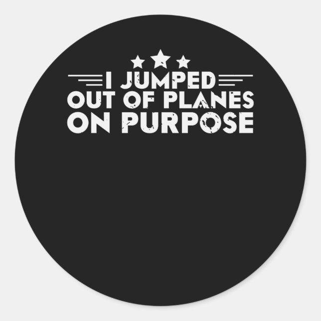 Air Force - Military Design Classic Round Sticker (Front)