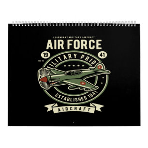 air force military pride aircraft calendar