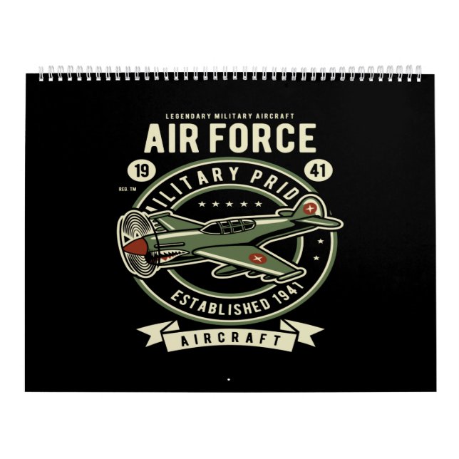 air force military pride aircraft calendar (Cover)