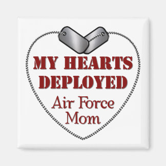 Air Force Mum, My Hearts Deployed Magnet