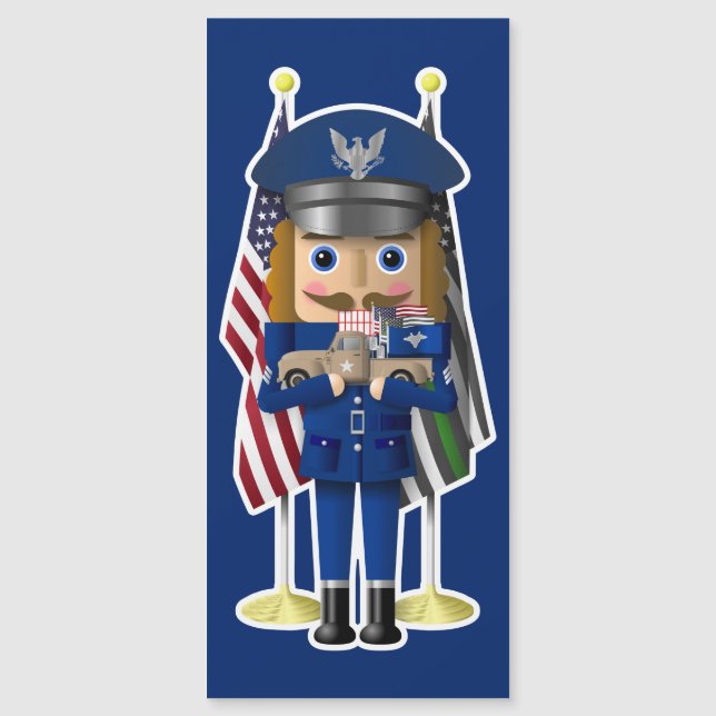 Air Force Nutcracker with Little Military Truck (Front)