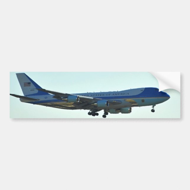 Air Force One Bumper Sticker (Front)