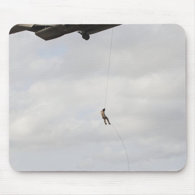 Air Force pararescuemen conduct a combat insert 2 Mouse Pad (Front)