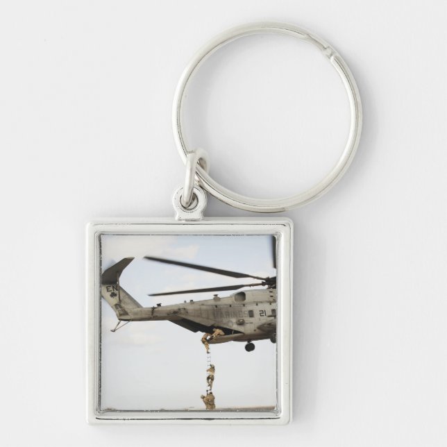Air Force pararescuemen conduct a combat insert 4 Key Ring (Front)
