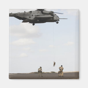 Air Force pararescuemen conduct a combat insert Magnet