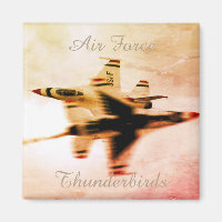 Air Force Thunderbirds Close Pass Manoeuvre