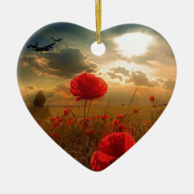 Air Force Tribute Ceramic Tree Decoration (Front)