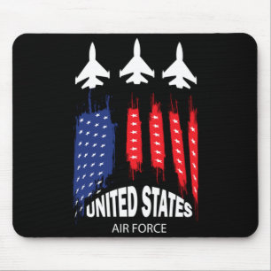 Air Force Us Veterans 4th Of July Mouse Pad