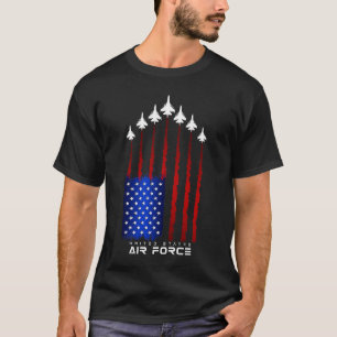 Air Force US Veterans 4th of July T shirt American
