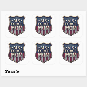 Air Force (USAF) Mom Square Sticker