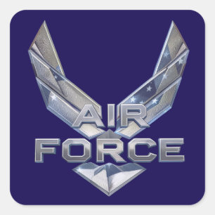 Air Force (USAF) Square Sticker