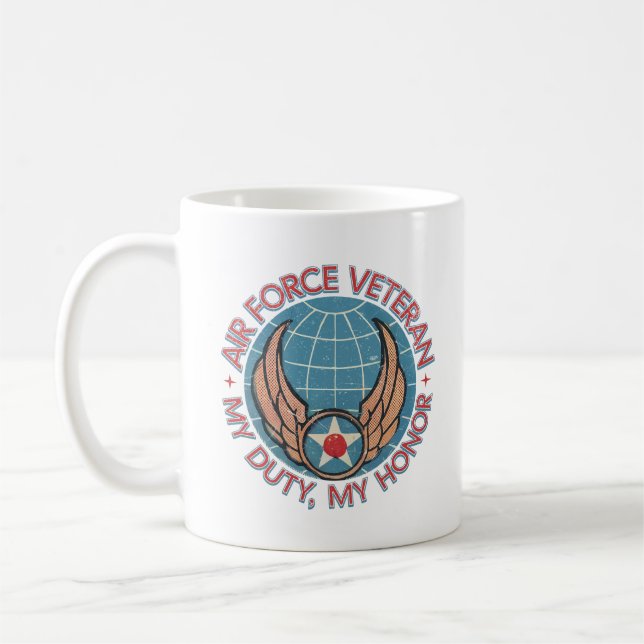 Air Force Veteran Coffee Mug (Left)