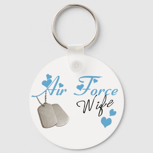 Air Force Wife Keychain (Front)