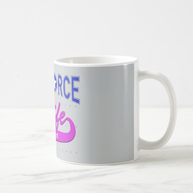 Air Force Wife Retired Coffee Mug (Right)