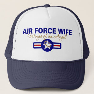 Air Force Wife, Wings of an Angel Trucker Hat
