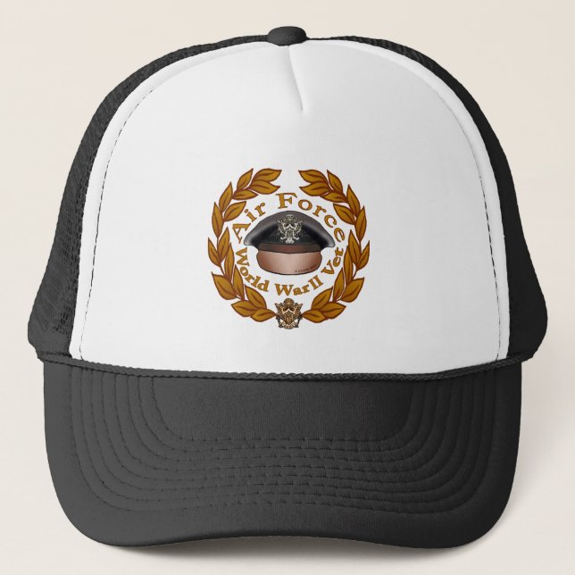 Air Force WWII Vet Trucker Hat (Front)