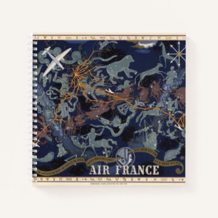 Air France : De nuit et de jour dans tous les ciel Notebook