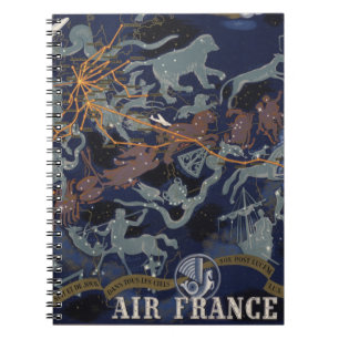 Air France : De nuit et de jour dans tous les ciel Notebook