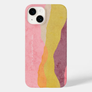 Air Freshener Abstract Layered Paper Landscape in Case-Mate iPhone 14 Case