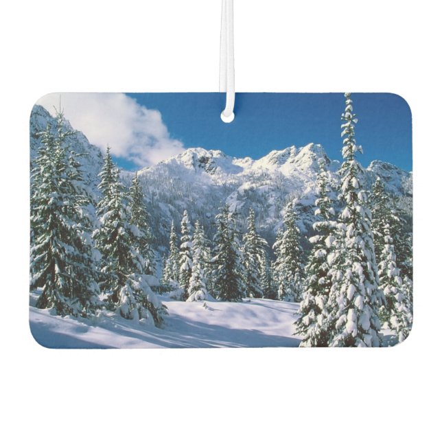 Air Freshener-Alpine Snow Car Air Freshener (Front)
