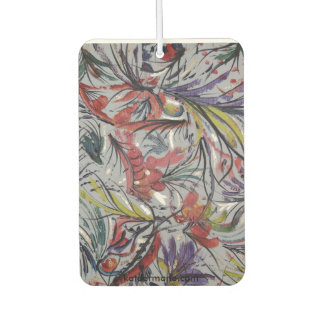 Air Freshener - "Basic Colours & A Touch Of Gold"