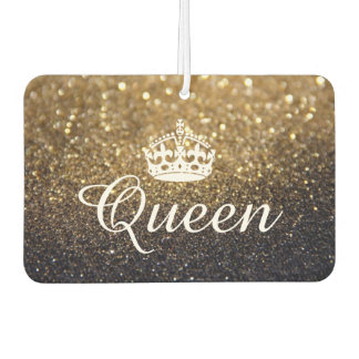 Air Freshener - Queen Crown Glitter Gold