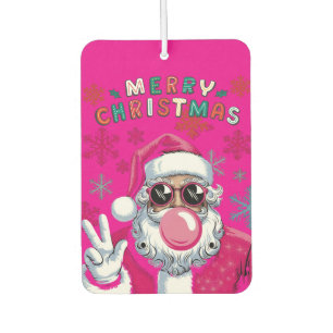 Air Freshner Santa with Bubble Gum Car Air Freshener
